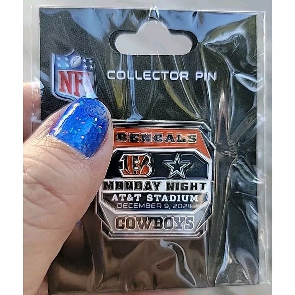 Dallas Cowboys VS Cincinnati Bengals AT&T‎ Stadium Game Day Lapel Pin 12/09/24